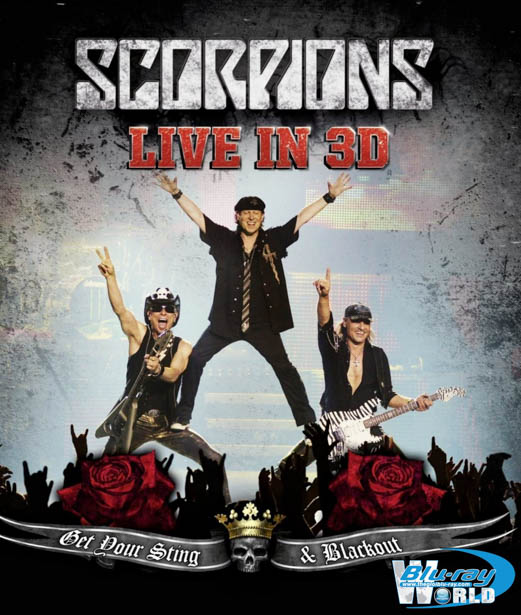 M073 - Scorpions: Live - Get Your Sting & Blackout (2011) Blu-ray 3D (50G)